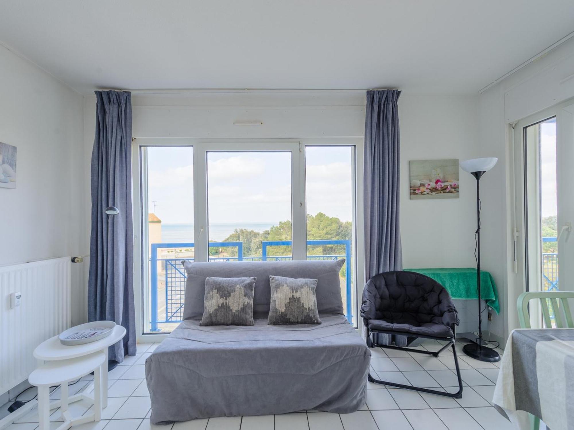 Chatelaillon-Plage : T2 Panoramique Sur La Mer Pour 2 Avec Piscine - Fr-1-535-2 Eksteriør bilde